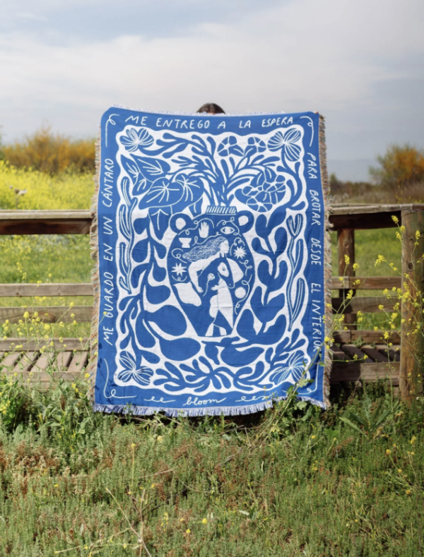 Bloom textile Handmade Carpet